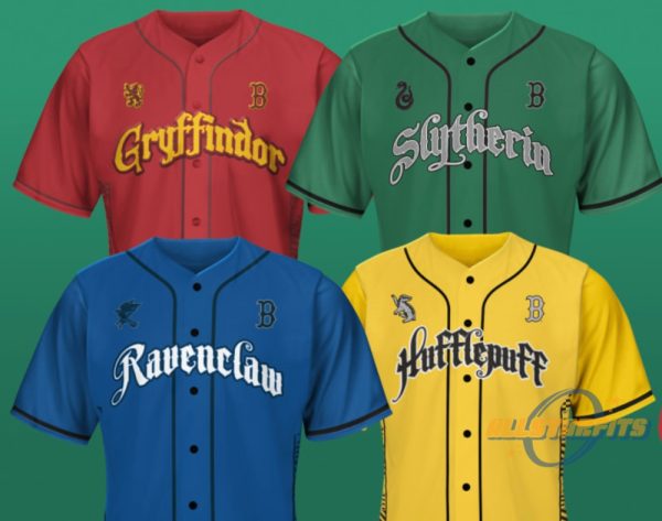 Red Sox Harry Potter Gryffindor Hufflepuff Ravenclaw Slytherin Jersey 2025 Giveaway allstarfits 1