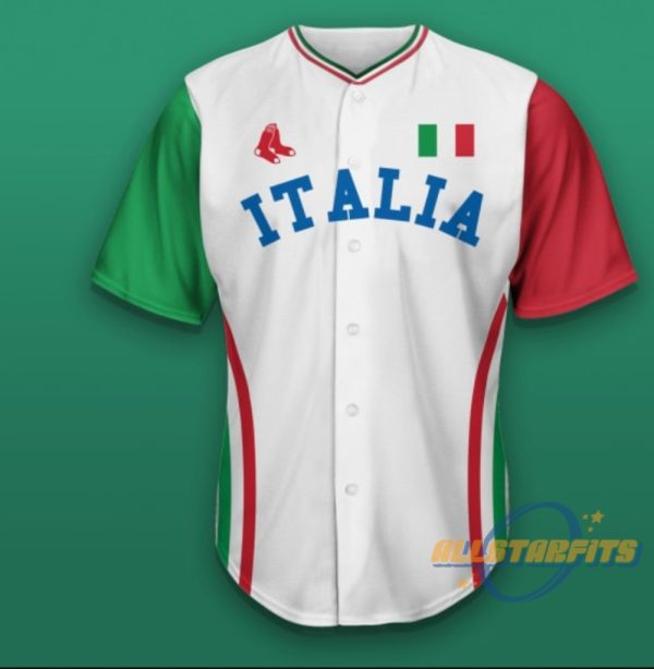 Red Sox Italia Jersey 2025 Giveaway allstarfits 1