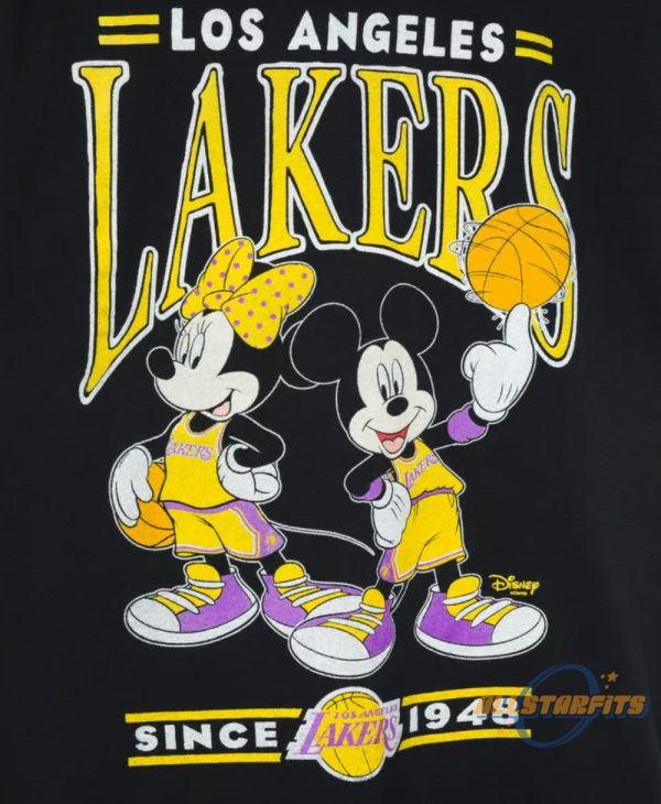 Disney Lakers Mickey Minnie Duo Shirt allstarfits 2