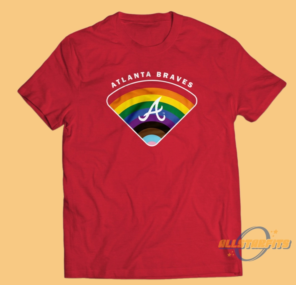 Braves Pride T Shirt 2025 Giveaways