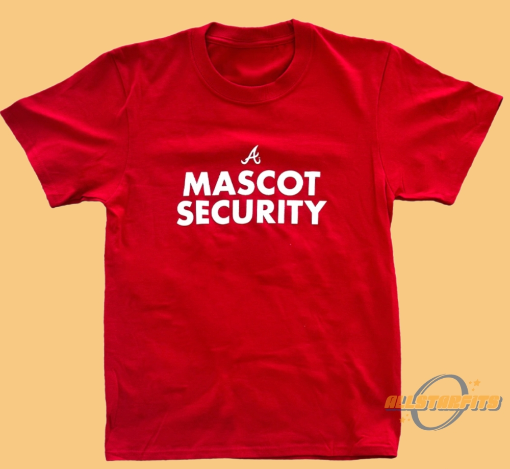 Braves Blooper Mascot Security Shirt 2025 Giveaways allstarfits 1 1