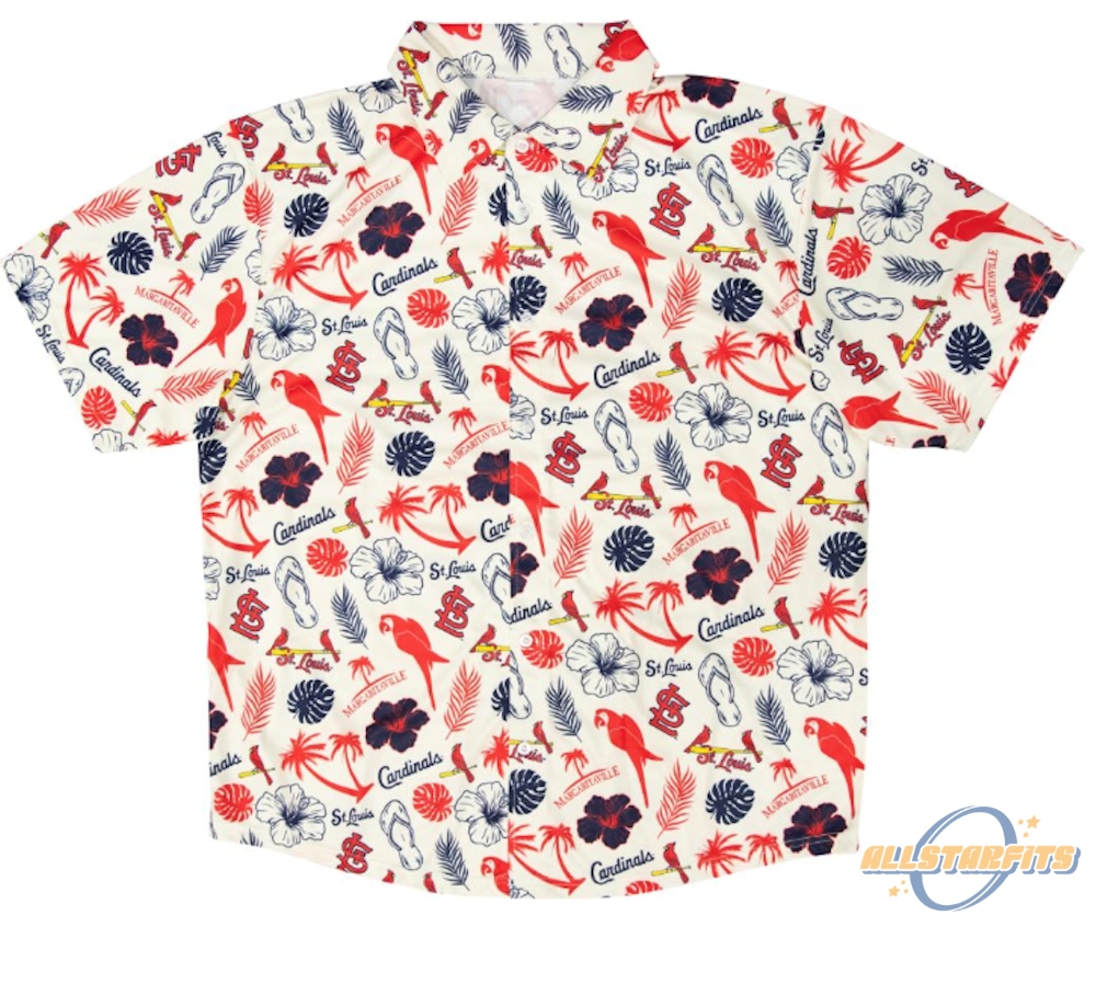 Cardinals Margaritaville Inspired Hawaiian Shirt 2025 Giveaways