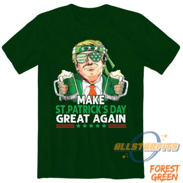 Make America Lucky Again Shirt Funny St Patricks Day Trump Tee allstarfits 3