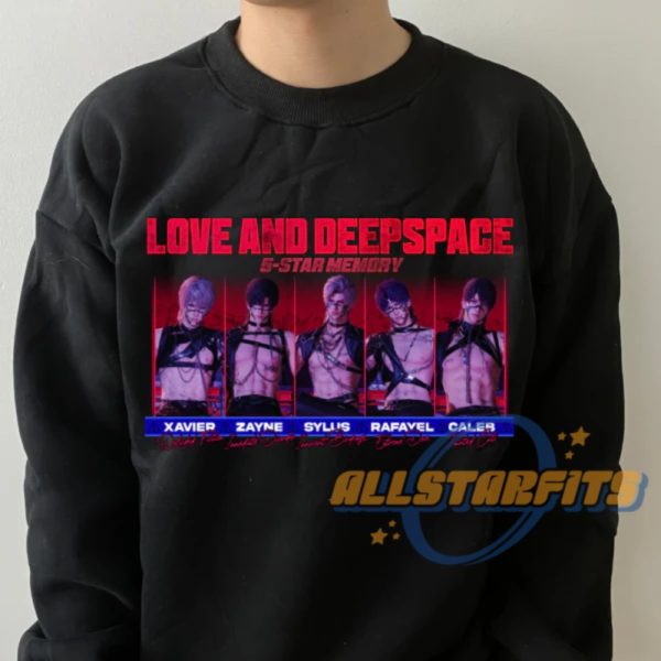 5 Star Memory Love And Deepspace Sweatshirt allstarfits 1