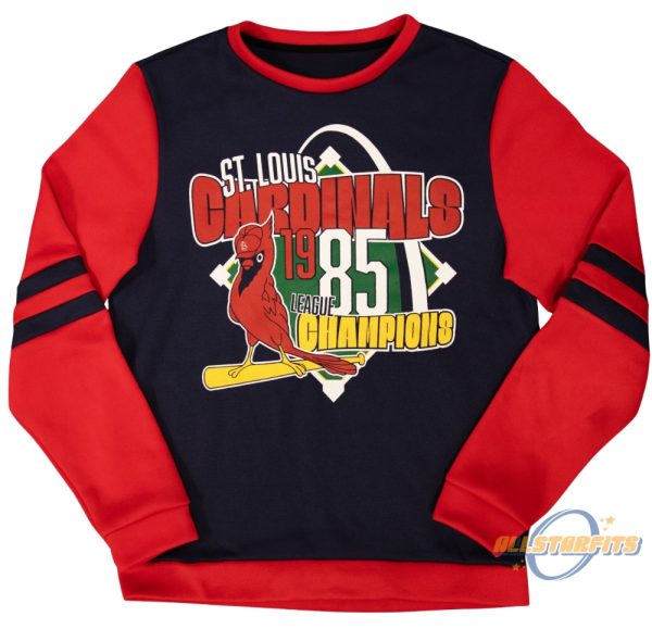 Cardinals 1985 Nl Champs Crewneck Sweatshirt 2025 Giveaways allstarfits 1