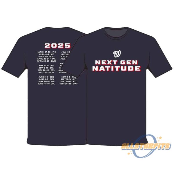 Nationals Opening Day Shirt 2025 Giveaways allstarfits 2