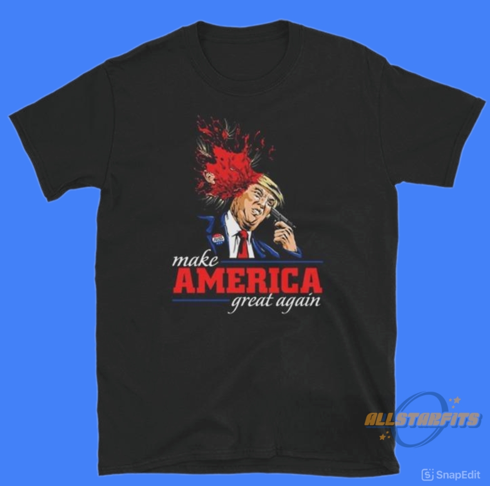 Make America Great Again Trump Blows Brains Out Shirt