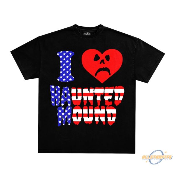 Hauntedmound I Heart Haunted Mound Usa Shirt allstarfits 1