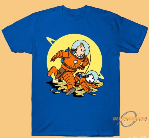 Tintin On The Moon Shirt allstarfits 1