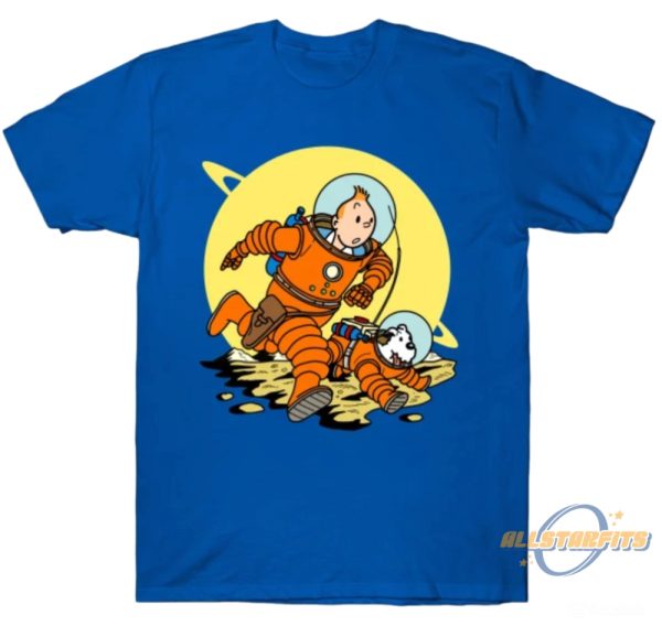 Tintin On The Moon Shirt allstarfits 2