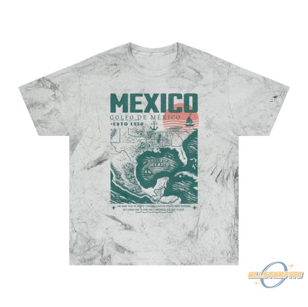 Gulf Of Mexico Shirt Golfo De Mexico 1550 Design For Texas Alabama Florida Beaches allstarfits 2