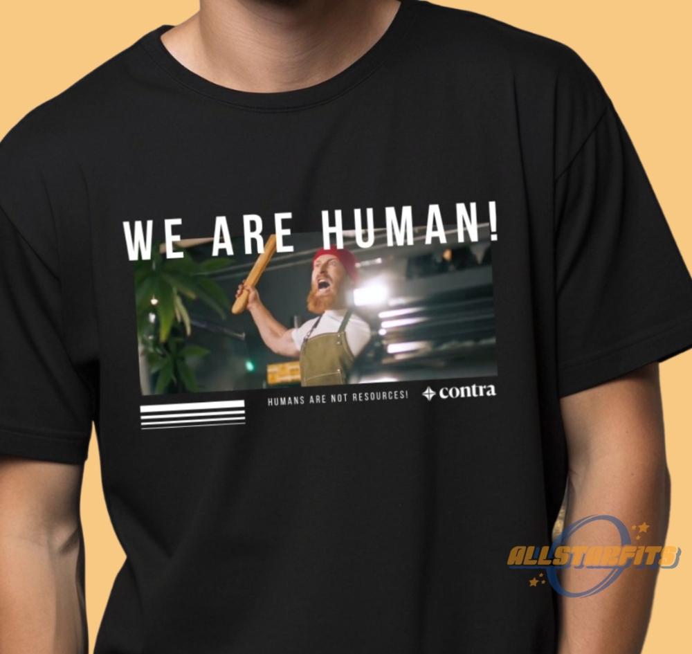 Contra We Are Human Shirt allstarfits 1