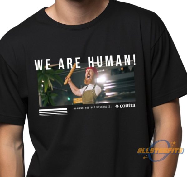 Contra We Are Human Shirt allstarfits 2