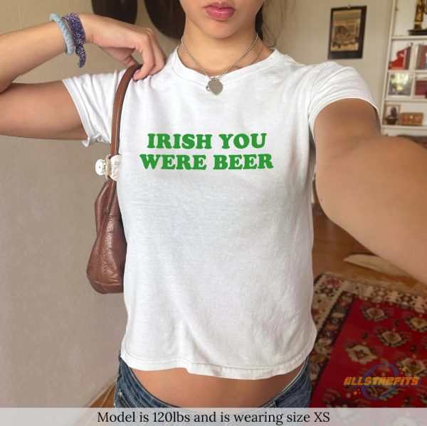 Irish You Were Beer Baby Tee Funny St Patricks Day T Shirt allstarfits 1