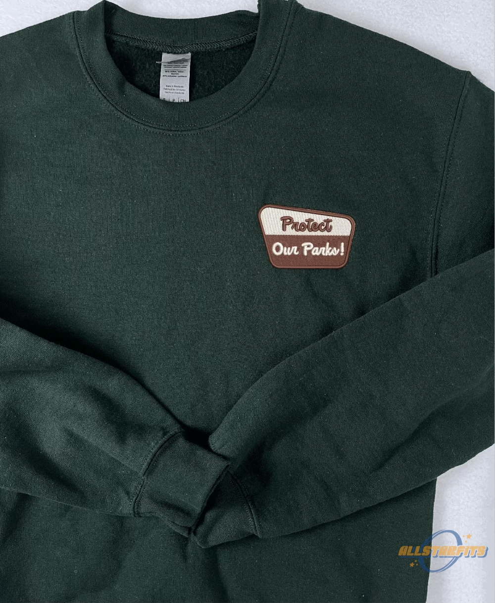 Resist Protect Our National Parks Embroidered Sweatshirt