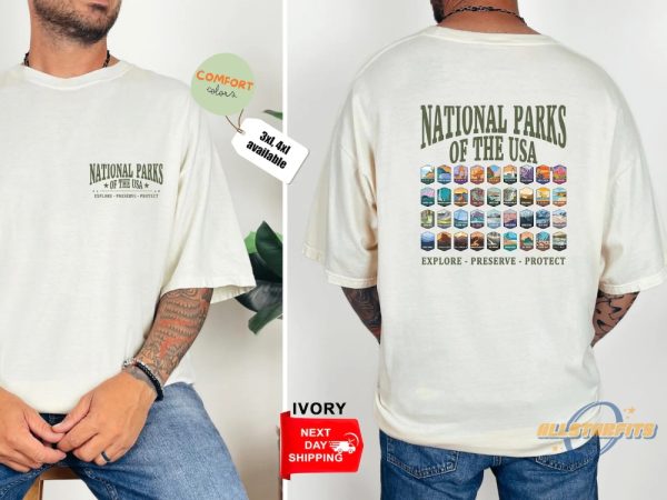 National Parks Shirt Us National Park Camping Gift Trip Nature Lover Hiking Shirt allstarfits 1