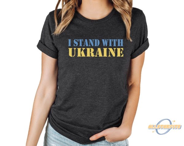 I Stand With Ukraine T Shirt allstarfits 1