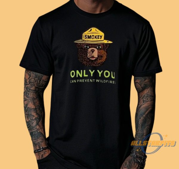 Smokey Bear Resist Shirt Only You Can Prevent Wildfires T Shirt allstarfits 1