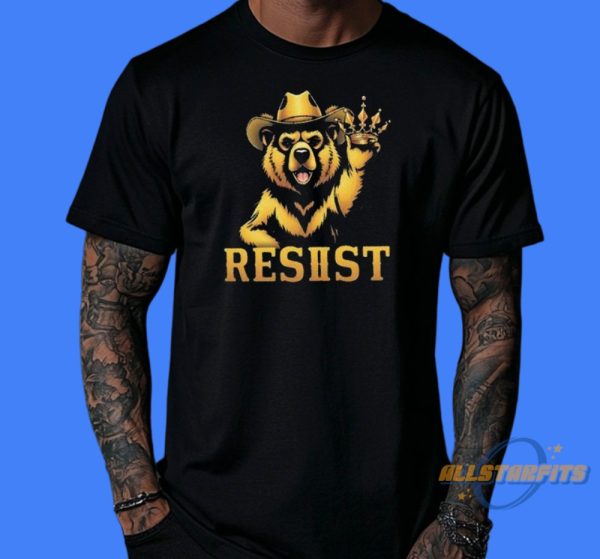 Gold Smokey Bear Resist Shirt Protect Our National Parks T Shirt allstarfits 1