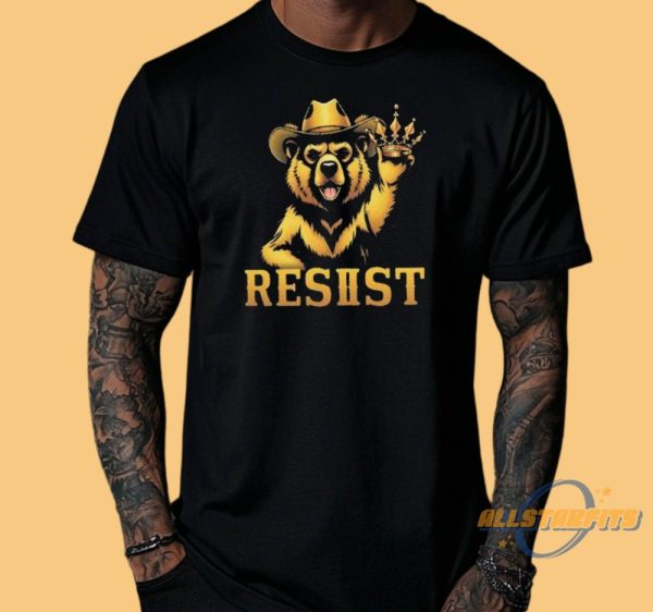 Gold Smokey Bear Resist Shirt Protect Our National Parks T Shirt allstarfits 3