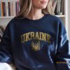 Embroidered Ukraine Logo Sweatshirt I Stand With Ukraine Shirt allstarfits 2