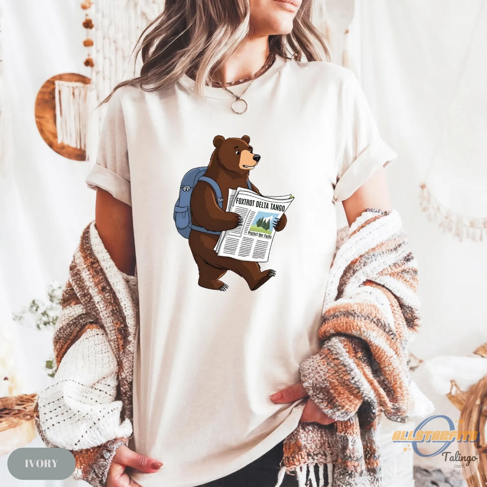 Fdt Resist Bear Shirt Foxtrot Delta Tango T Shirt Protect Our National Parks Subtle Fdt Shirt