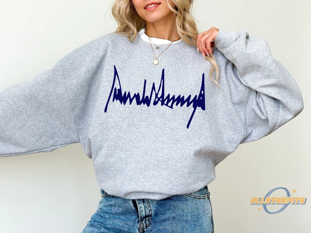 Donald Trump Signature Shirt Trump 2024 Hoodie Take America Back Trump 2024 American Flag