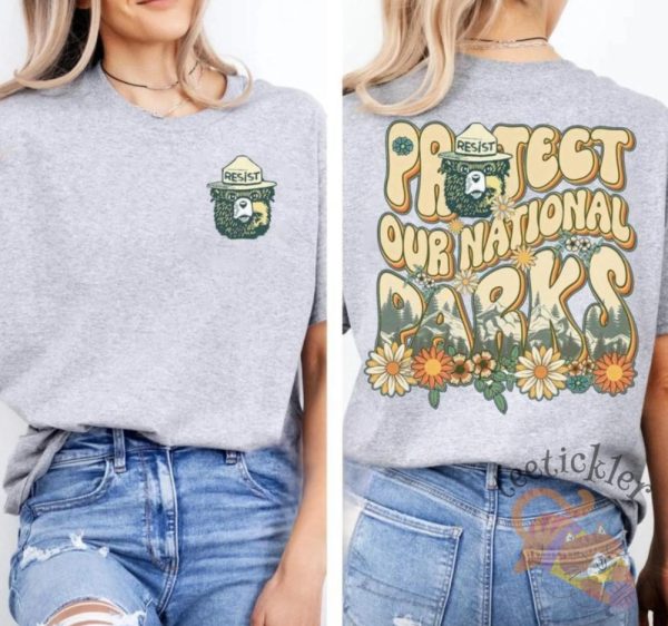 Protect Our National Parks Shirt Smokey Bear Resist T Shirt allstarfits 2