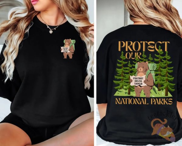 Fdt Resist Smokey Bear Shirt Foxtrot Delta Tango Anti Trump Shirt National Parks T Shirt allstarfits 2