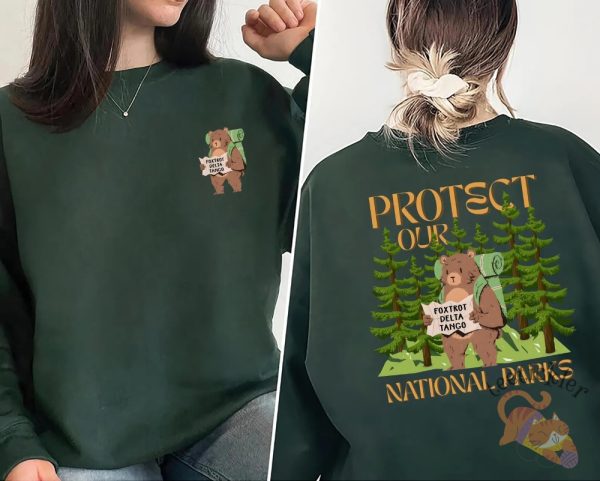 Fdt Resist Smokey Bear Shirt Foxtrot Delta Tango Anti Trump Shirt National Parks T Shirt allstarfits 3