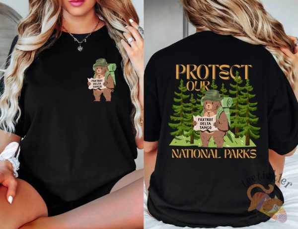 Fdt Resist Bear National Park Shirt Foxtrot Delta Tango Shirt Environmental Activism Forest Tee allstarfits 2