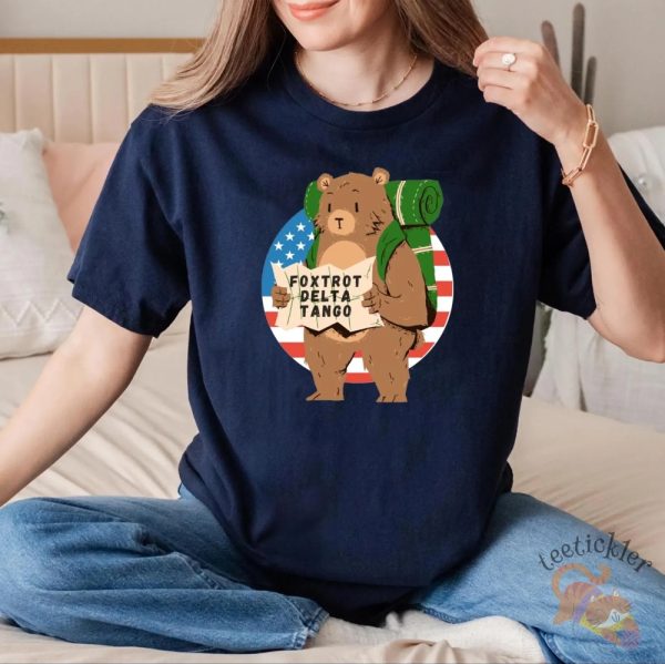 Fdt Resist Bear T Shirt Foxtrot Delta Tango Sweatshirt Hoodie allstarfits 1