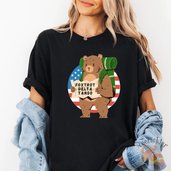 Fdt Resist Bear T Shirt Foxtrot Delta Tango Sweatshirt Hoodie allstarfits 2