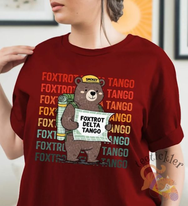 Vintage Foxtrot Delta Tango Shirt Funny Smokey Bear National Parks T Shirt Fdt Resist Smokey Bear Shirt allstarfits 1