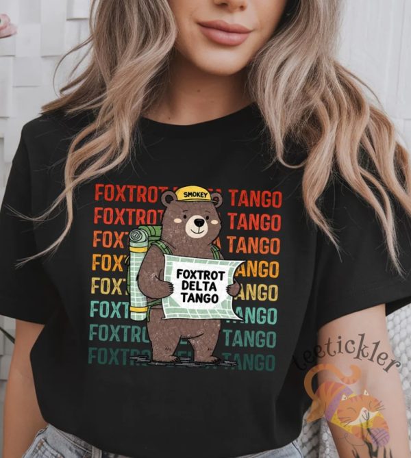 Vintage Foxtrot Delta Tango Shirt Funny Smokey Bear National Parks T Shirt Fdt Resist Smokey Bear Shirt allstarfits 2