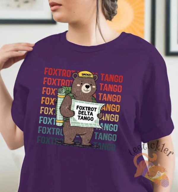 Vintage Foxtrot Delta Tango Shirt Funny Smokey Bear National Parks T Shirt Fdt Resist Smokey Bear Shirt allstarfits 3