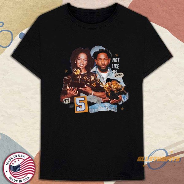 Lauryn Hill And Kendrick Lamar Grammy Winners Shirt Music Legends Tee allstarfits 1