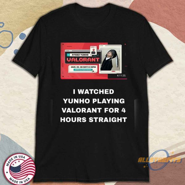 I Watched Yunho Playing Valorant Shirt allstarfits 3