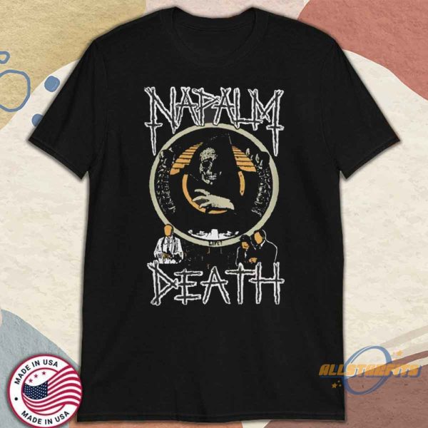 Napalm Death Shirt Classic Grindcore Metal Band Merch Tee allstarfits 3