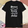 Protect Trans Folks Chain Short Sleeve Shirt Lgbtq Support Tee allstarfits 3