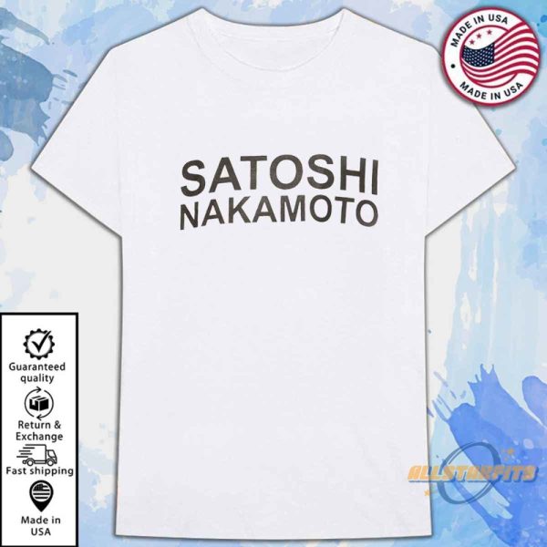 Satoshi Nakamoto Shirt Bitcoin And Crypto Enthusiast Graphic Tee allstarfits 1