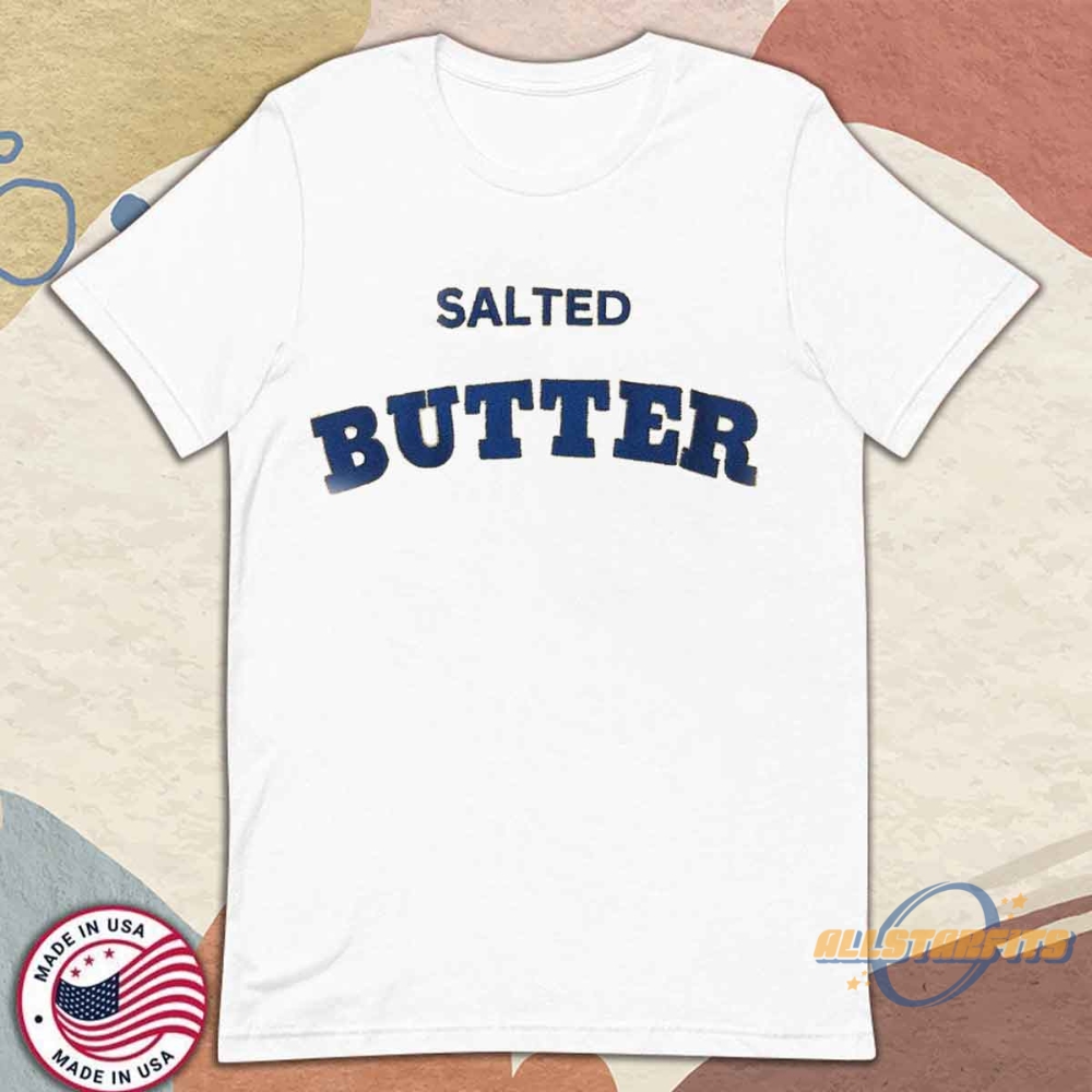 Salted Butter Embroidered Sweatshirt Cozy And Minimalist Foodie Fashion