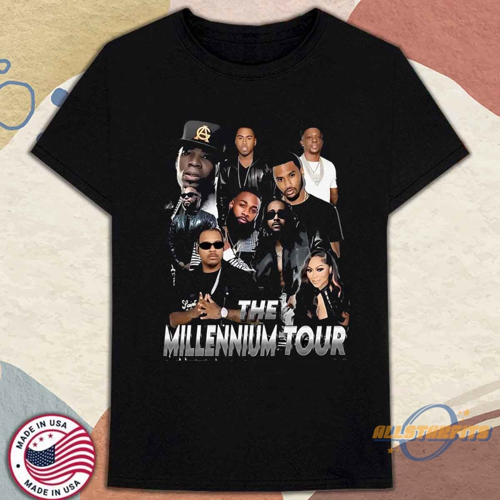 Millennium Tour 2025 Shirt Hip Hop Concert Tour Merch