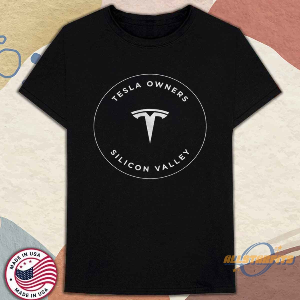 Tesla Owners Silicon Valley Shirt Exclusive Ev Enthusiast Club Tee