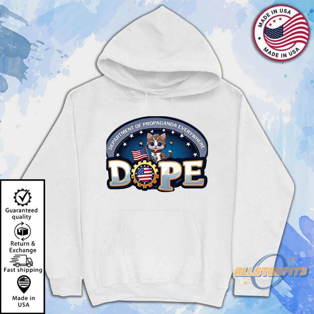 Department Of Propaganda Everywhere Dope T Shirt Political Satire Statement Tee 7 Department of Propaganda Everywhere DOPE T Shirt Political Satire Statement Tee