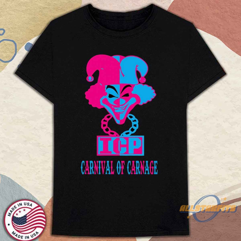 Icp Carnival Of Carnage Shirt Insane Clown Posse Juggalos Merch