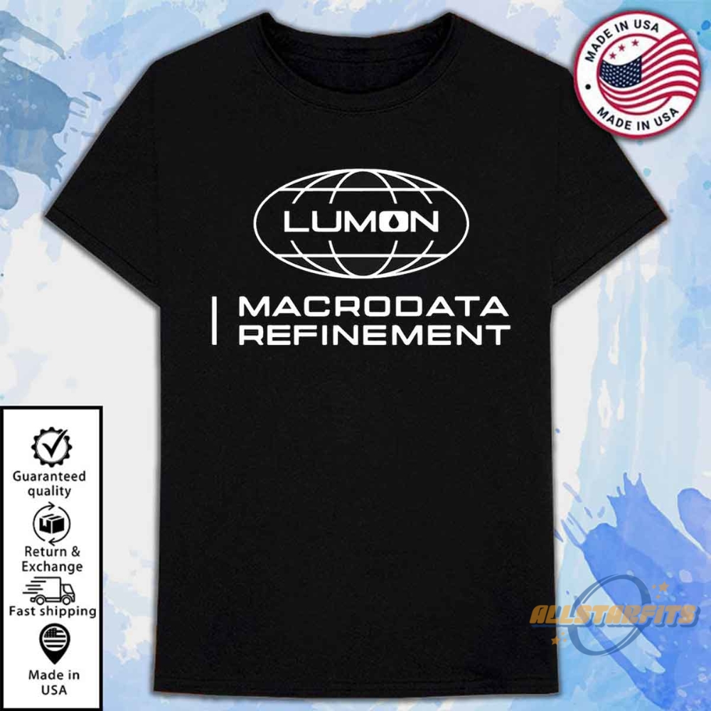 Macrodata Refinement Lumon Shirt Severance Tv Show Lumon Industries Tee