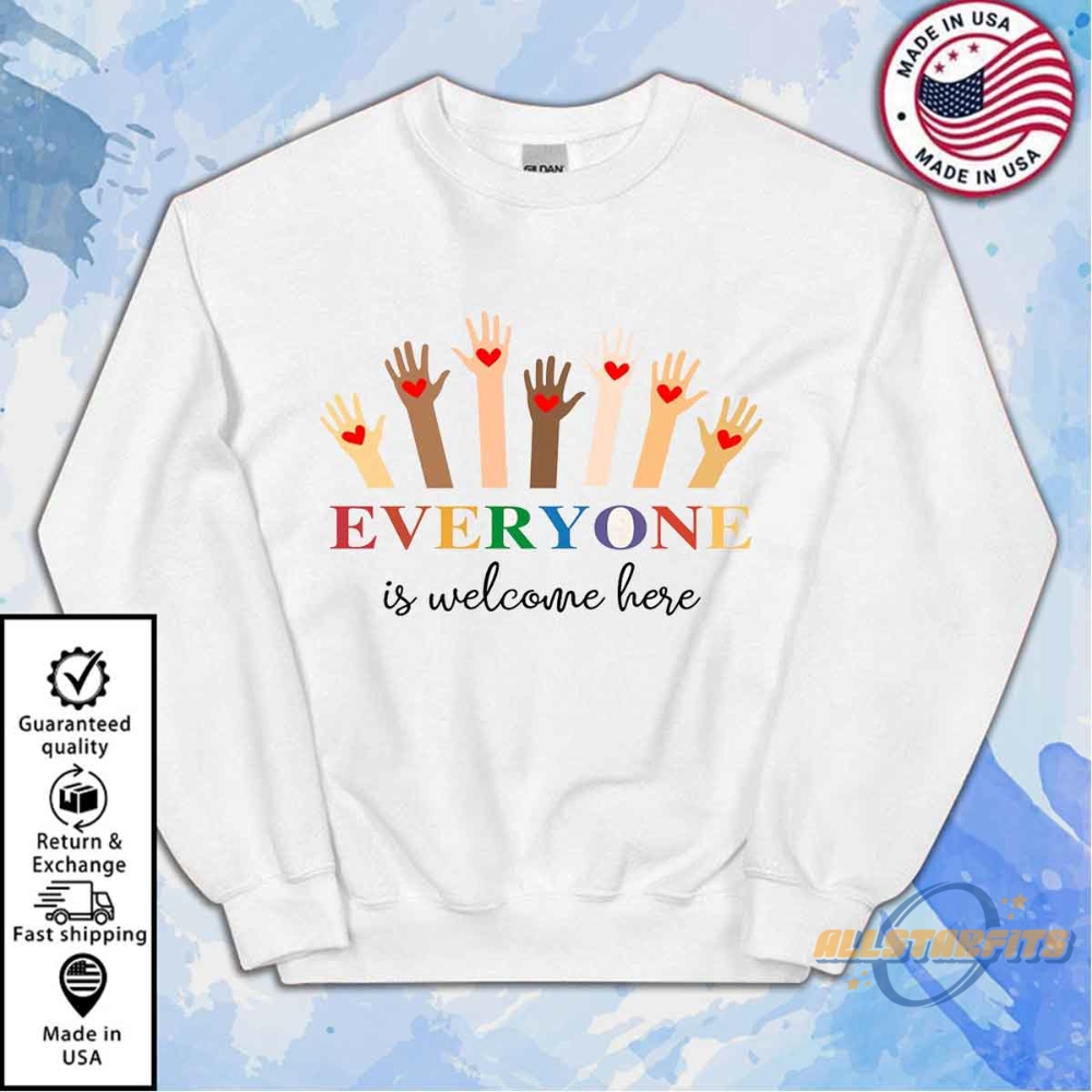 Idaho Teacher Everyone Is Welcome Here T Shirt Support Education Inclusion 5 Idaho Teacher Everyone Is Welcome Here T Shirt Support Education Inclusion