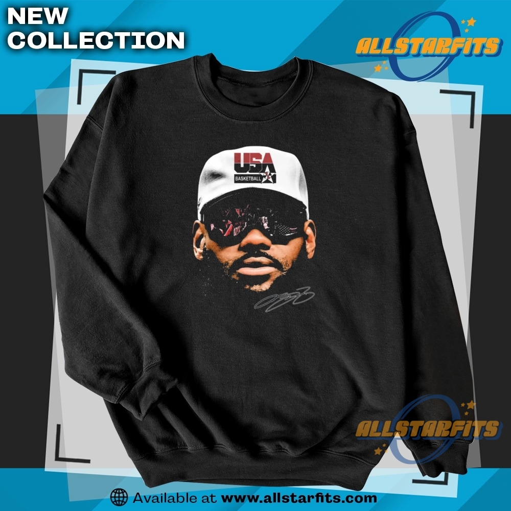 Lebron James Usa Basketball Graphic Tshirt 5 Lebron James USA Basketball Graphic T-shirt