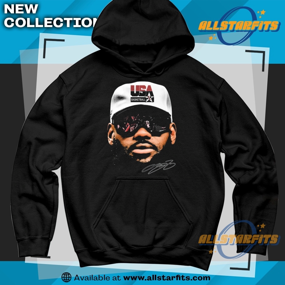 Lebron James Usa Basketball Graphic Tshirt 6 Lebron James USA Basketball Graphic T-shirt
